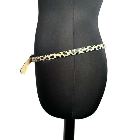 Chetah print leather belt. In good used condition. - Picture 3 of 8